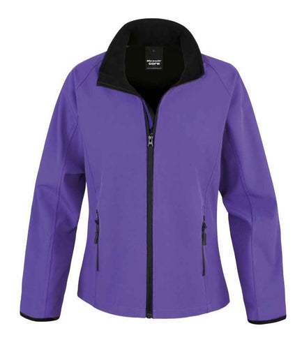 Purple RDA softshell jacket