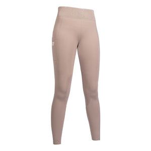HKM Riding leggings -Lavender Bay- silicone knee patch