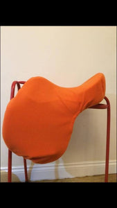 Bespoke Fleece Saddle Cover - Orange