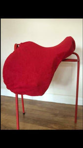 Bespoke Fleece Saddle Cover - Red