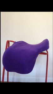 Bespoke Fleece Saddle Cover - Purple