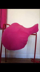 Bespoke Fleece Saddle Cover - Hot Pink