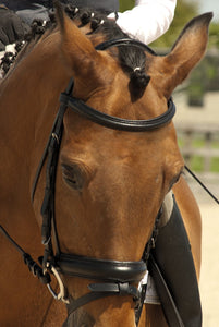 Rhinegold German Leather ‘Comfort’ Bridle With Flash Noseband