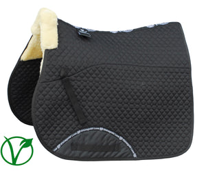 Rhinegold Luxe Fur Lined Saddle Cloth