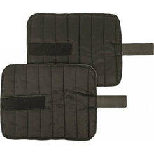 Bandage pad with touch-close straps