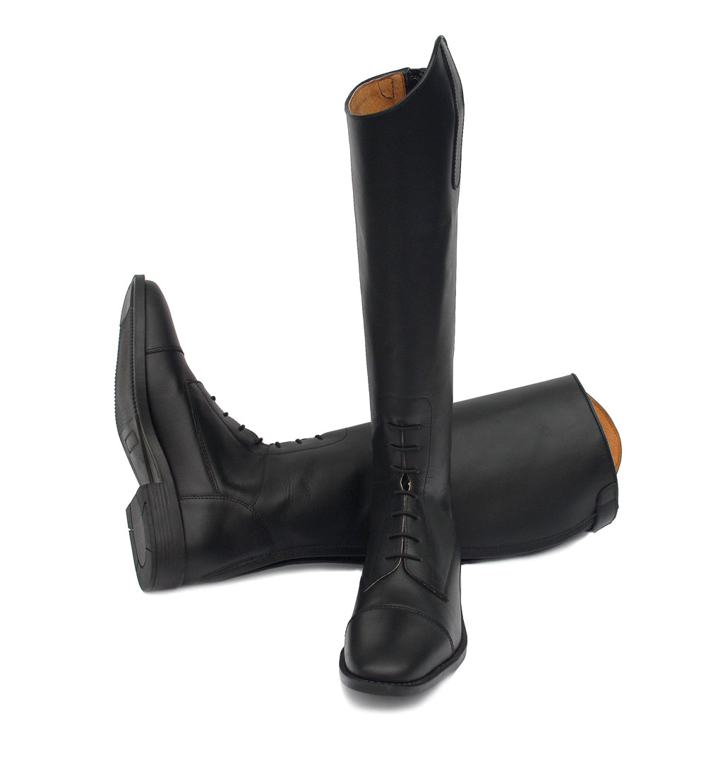 Rhinegold long leather 2025 riding boots