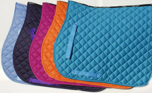 Personalised SPARKLE Cotton Quilted Saddle Cloth