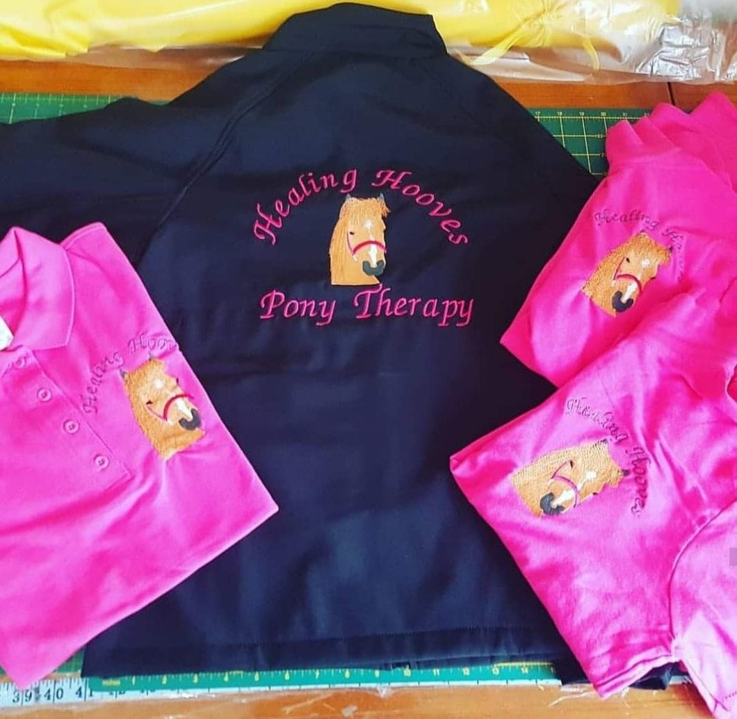 Ladies Personalised Softshell Jacket & 3 x Polo Bundle