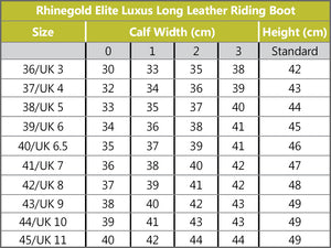 Rhinegold Elite Luxus Leather Riding Boot