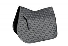 Rhinegold Velvet Hexagon GP Saddle Pad - can be embroidered