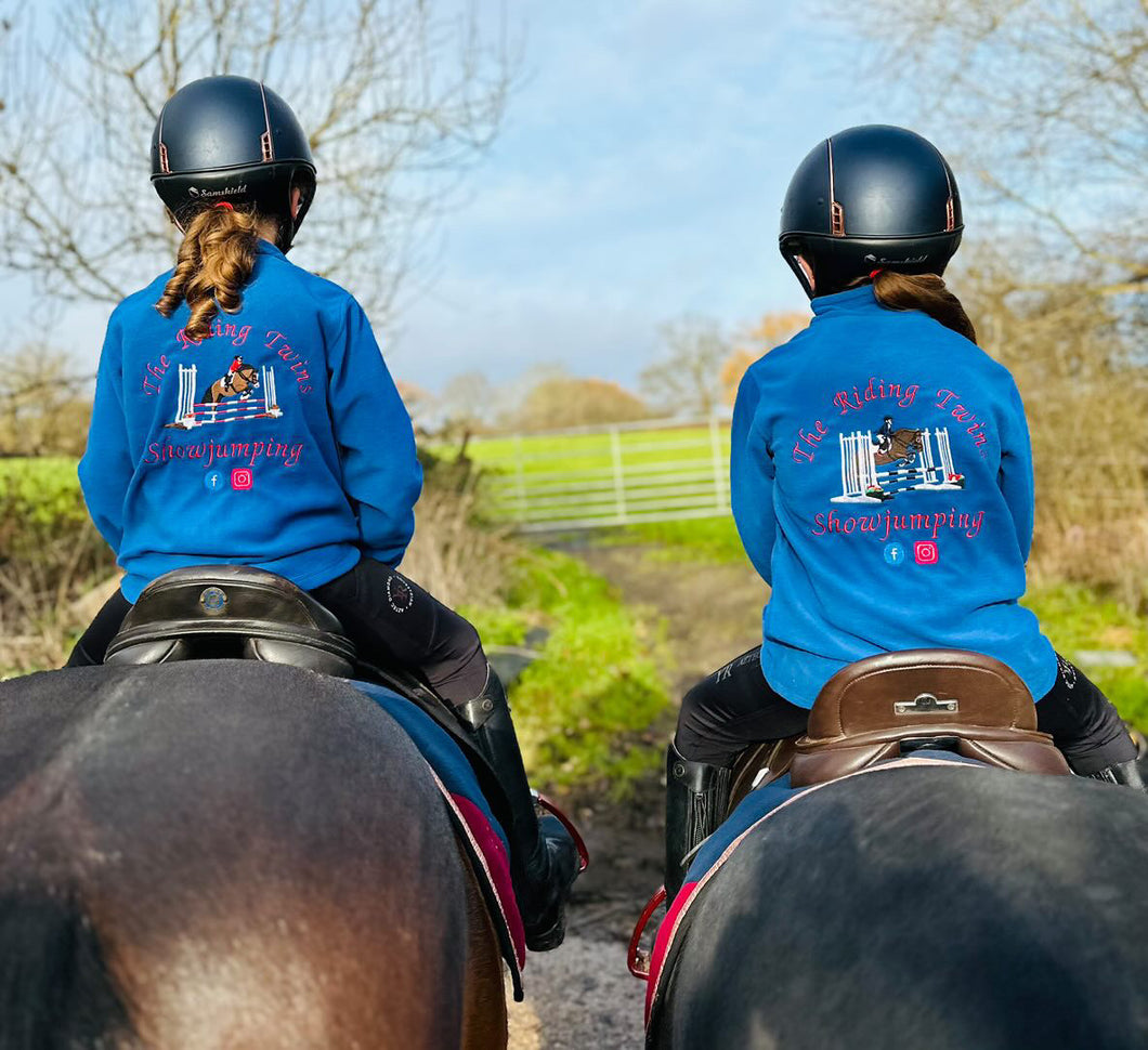 Children's personalised zip up fleece