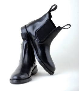 Rhinegold Childrens Classic Leather Jodhpur Boots (sizes 10-5)