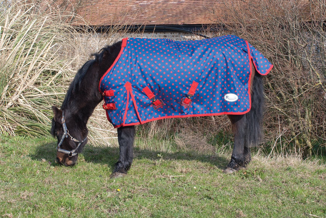 Rhinegold ‘Dottie Torrent’ Outdoor Rug For Foals/Tiny Ponies 3'6 - 4'3