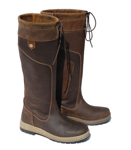 Rhinegold 'Elite' Vermont Leather Country Boots- Standard Calf